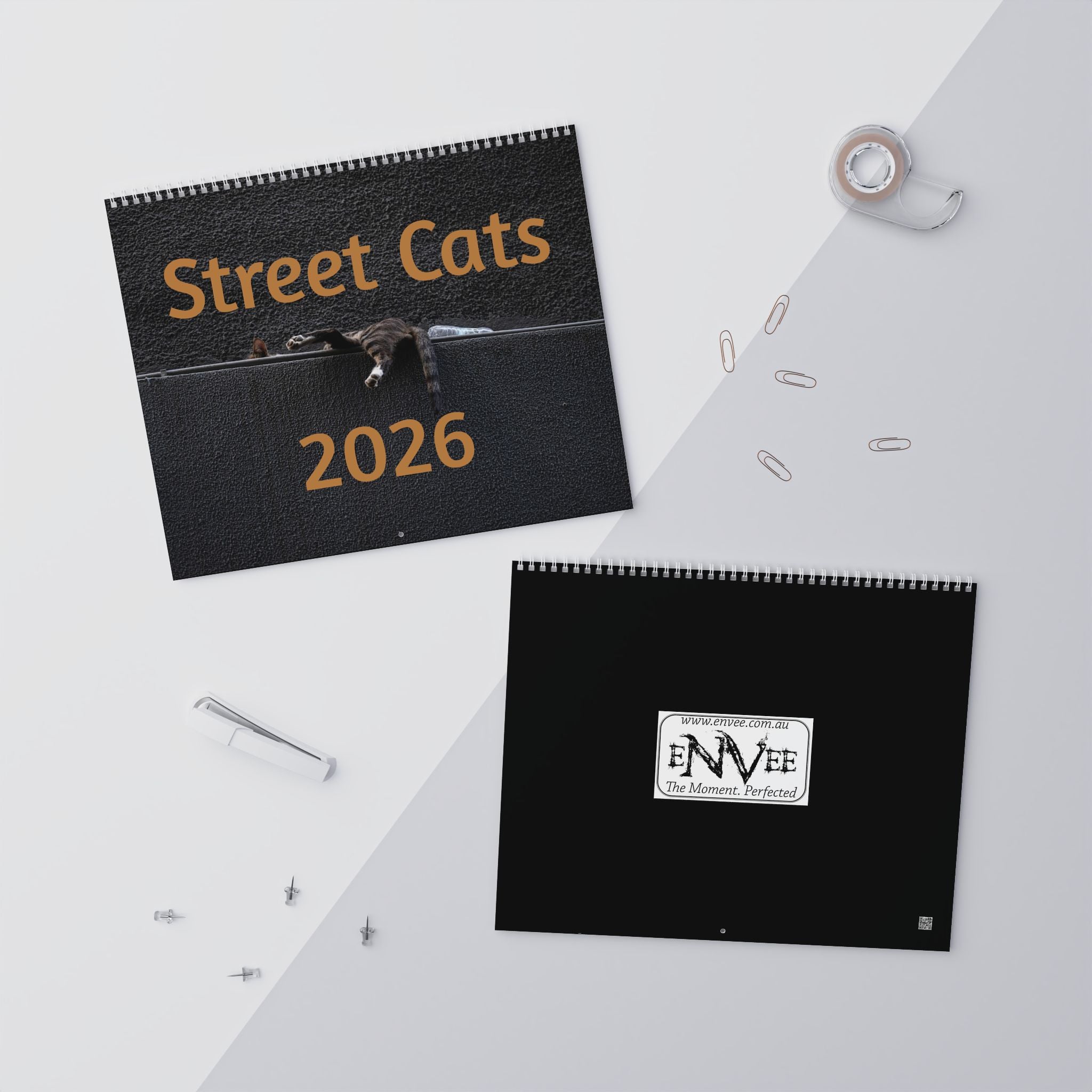 Street Cat Wall Calendar 2026 Istanbul Cats Theme