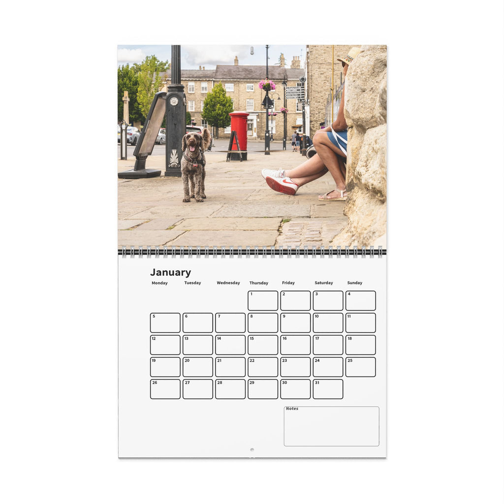 Dog Lover's 2026 Wall Calendar, Custom Dog Calendar, Gift Calendar, Desk Calendar with Photos, Personalized Calendar 2026