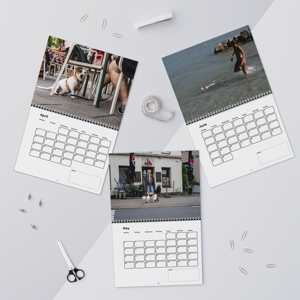 Dog Lover's 2026 Wall Calendar, Custom Dog Calendar, Gift Calendar, Desk Calendar with Photos, Personalized Calendar 2026
